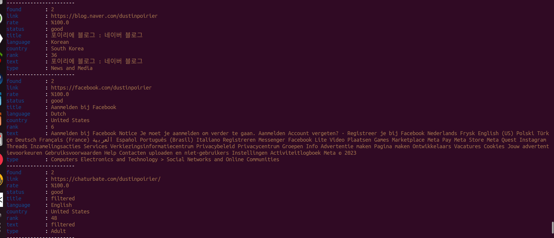 Social Analyzer Python Social-Analyzer: Advanced OSINT Tool for Comprehensive Social Analysis ...